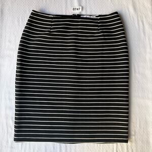 Dainty Hooligan Women’s Basic Sexy Striped Mini Skirt size M, Black & White